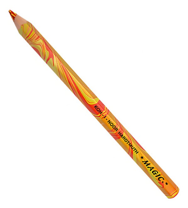 Encontraproduto.com.br - Lápis Multicolor Jumbo Fire Ref.3405-1 Koh-I-Noor