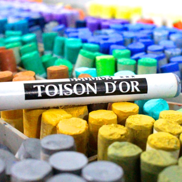 Encontraproduto.com.br - Giz Pastel Seco Macio Redondo Toison Dor Estojo com 36 Cores Ref.8515 Koh-I-Noor