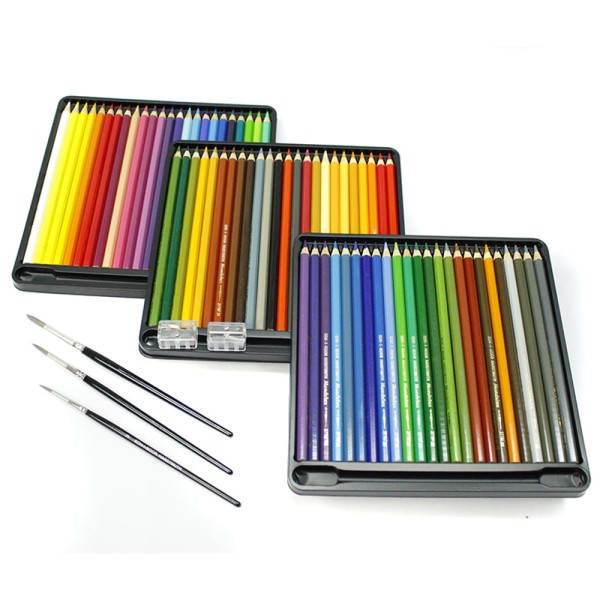 Encontraproduto.com.br - Lápis De Cor Koh-i-nooh Aquarelável Mondeluz - Estojo Com 72 Cores