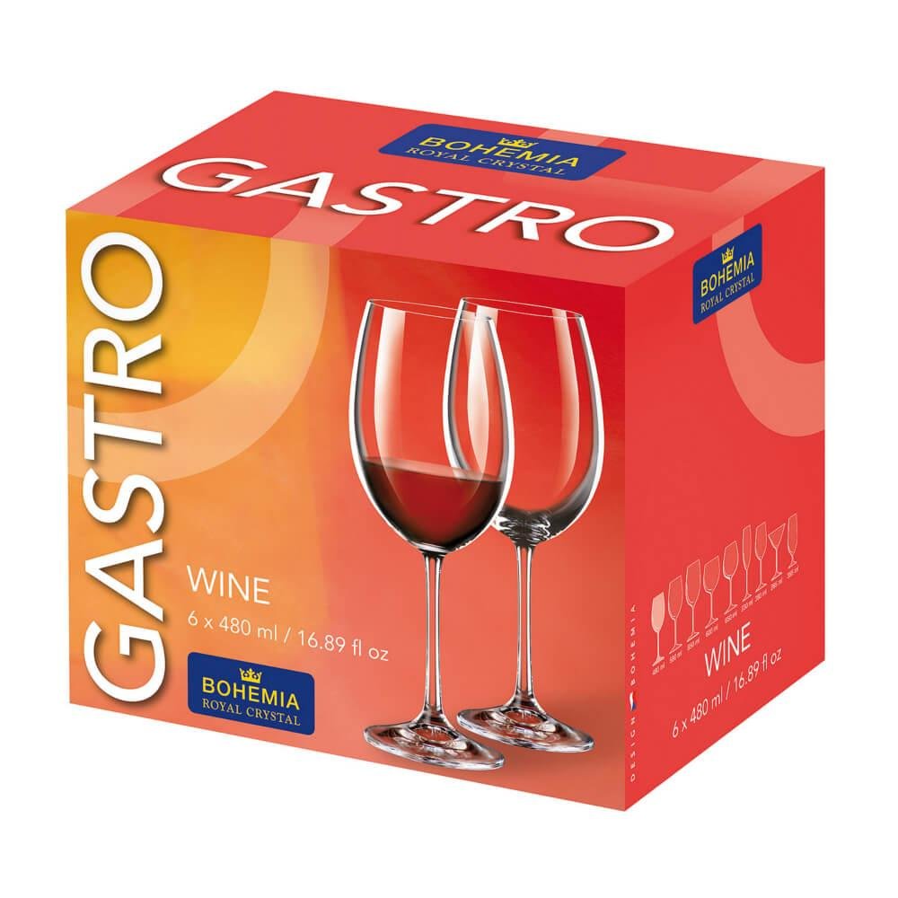 Encontraproduto.com.br - Taça para Vinho Tinto Gastro 480ml - Bohemia