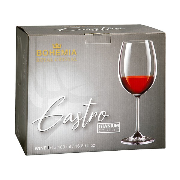 Encontraproduto.com.br - Taça para Vinho Tinto Gastro 480ml - Bohemia