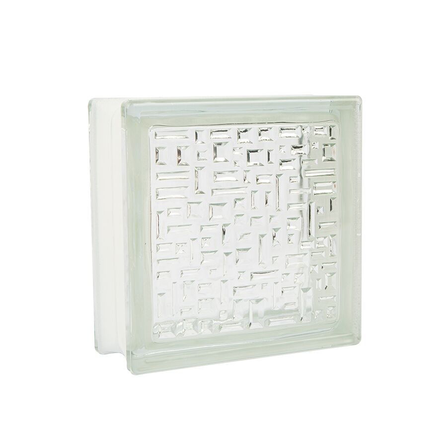 Encontraproduto.com.br - Tijolo de Vidro 19x19x8cm Mosaic Vitrablok