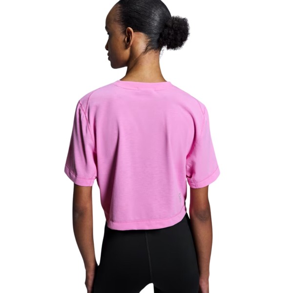 Encontraproduto.com.br - Camiseta On Running Train-T Crop Feminina - Pink