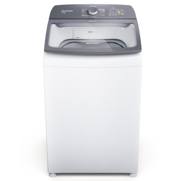 Encontraproduto.com.br - Lavadora de Roupas Automática Brastemp 12Kg BWK12 Com Ciclo Tira Manchas Advanced Branca