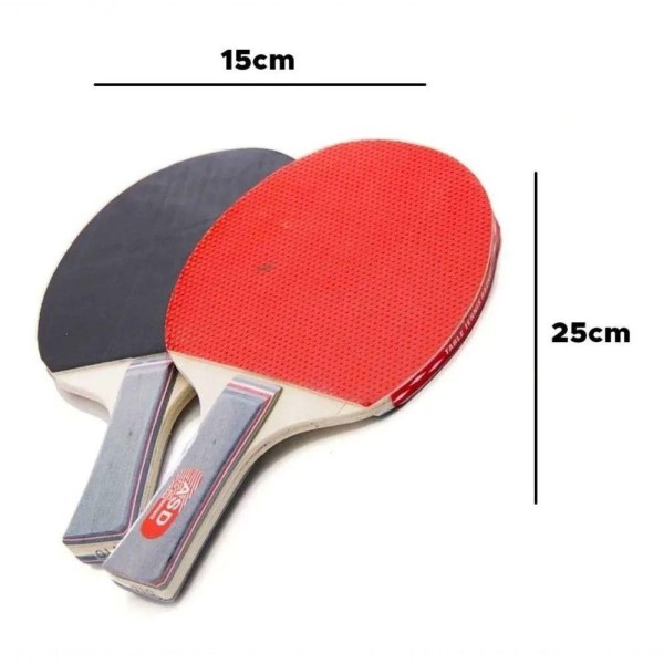 Encontraproduto.com.br - Kit Completo Ping Pong Tênis De Mesa Raquete Bolinha e Rede