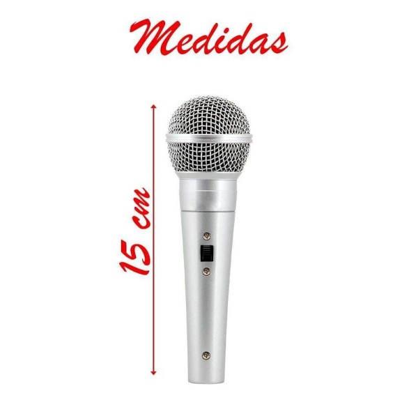 Encontraproduto.com.br - Microfone Weisre Profissional Dinâmico Cabo 3 Metros