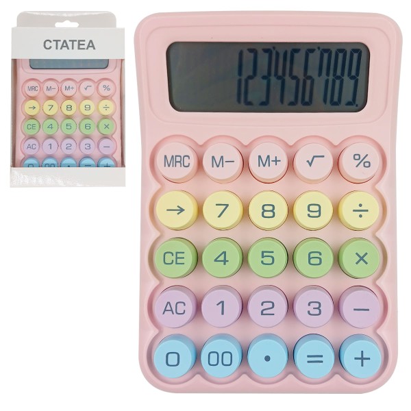 Encontraproduto.com.br - Calculadora Retro Colorida Sortidas 11x16cm Ctatea