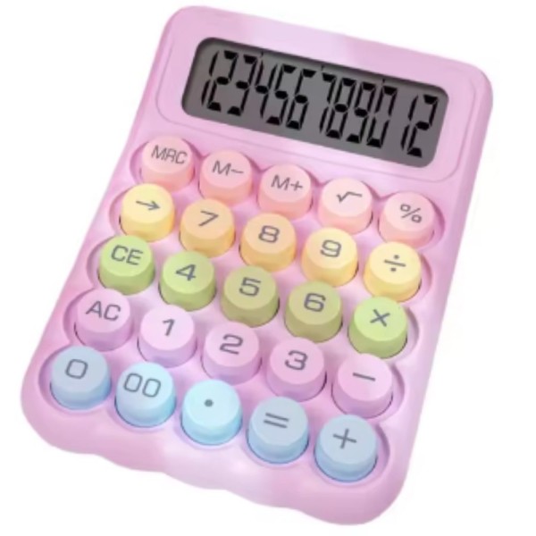 Encontraproduto.com.br - Calculadora Retro Colorida Sortidas 11x16cm Ctatea