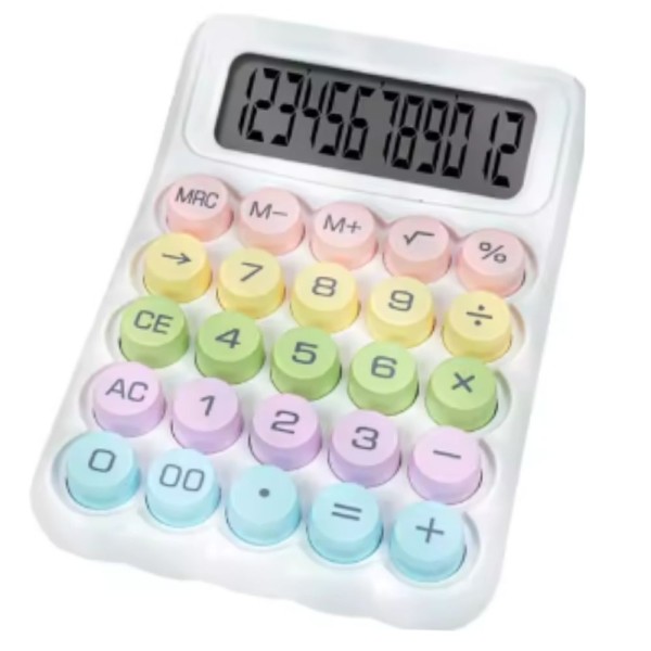 Encontraproduto.com.br - Calculadora Retro Colorida Sortidas 11x16cm Ctatea