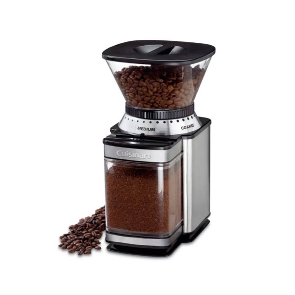 Encontraproduto.com.br - Moedor Automático para Café Dbm8 em Aço Escovado 127V Cuisinart