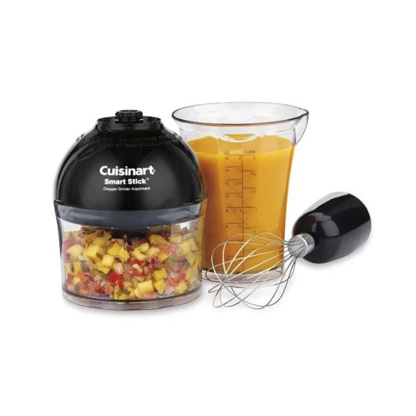 Encontraproduto.com.br - Mixer Manual e Mini Processador Aço Inox 220V Cuisinart