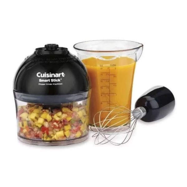 Encontraproduto.com.br - Mixer Manual e Mini Processador Aço Inox 220V Cuisinart
