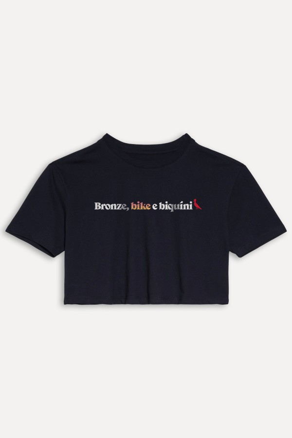 Encontraproduto.com.br - Cropped Bronze Bike E Biquini