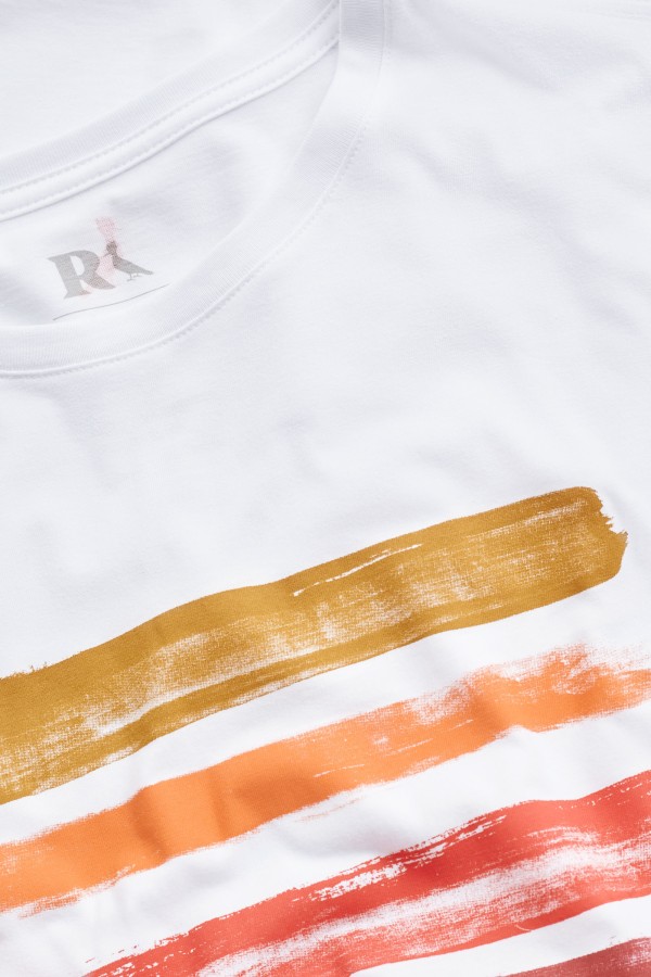 Encontraproduto.com.br - Camiseta Estampada 4 Listras Aquarela