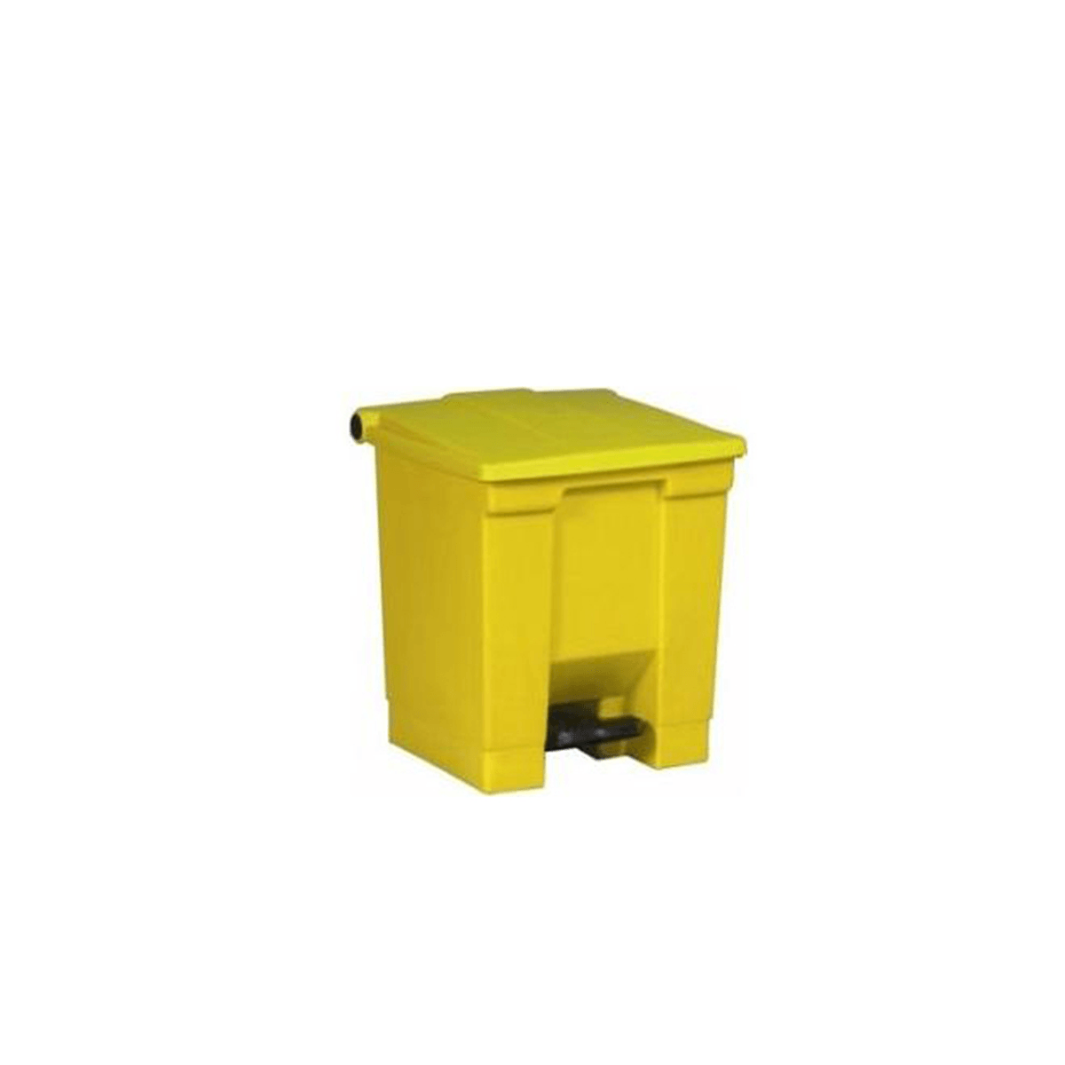 Lixeira Reforçada com Pedal Amarela 30L Rubbermaid