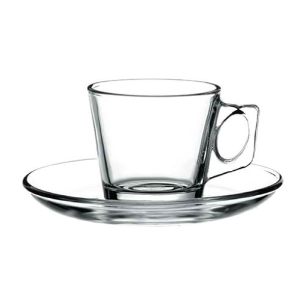 Jogo De 6 Xícaras 80Ml Com Pires - Vela - Pasabahçe