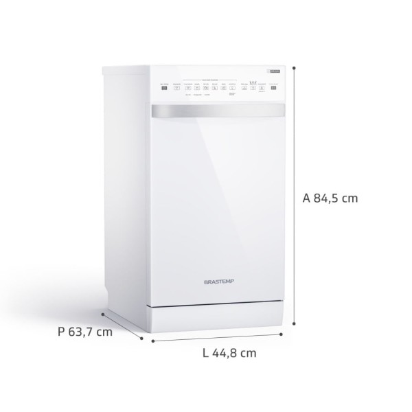 Encontraproduto.com.br - Lava-Louças 10 Serviços Brastemp Branco com Ciclo Pesado   - BLF10BB