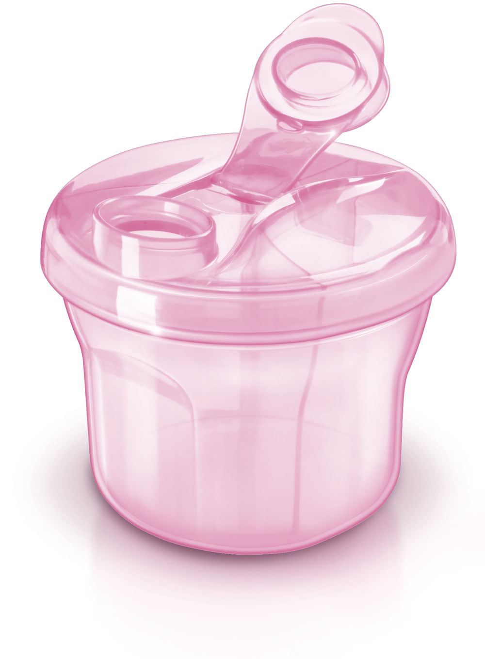 Encontraproduto.com.br - Pote Dosador de Leite em Pó Avent SCF135 Rosa
