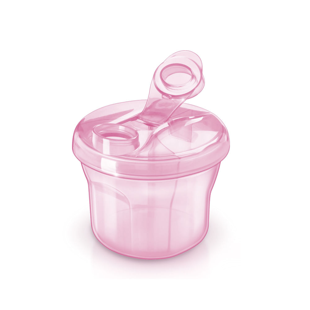 Encontraproduto.com.br - Pote Dosador de Leite em Pó Avent SCF135 Rosa