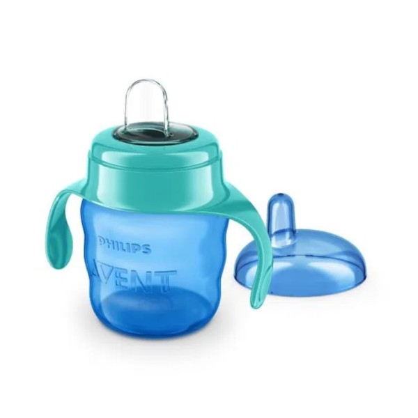 Encontraproduto.com.br - Copo transição Easy Sip c/ bico de silicone 6m+ Avent SCF551/05