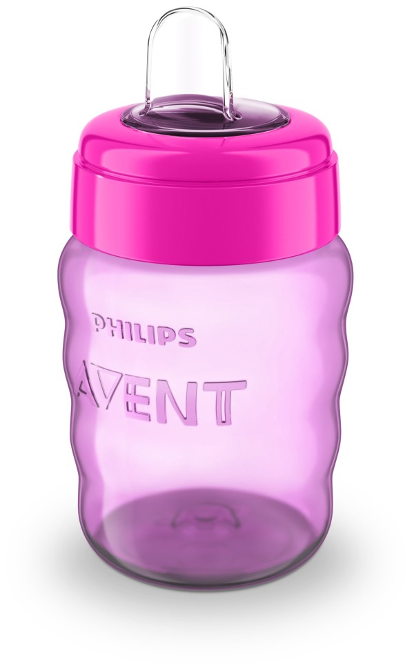 Encontraproduto.com.br - Copo Easy Sip Philips Avent Meninas 260ml