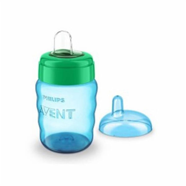 Encontraproduto.com.br - Copo Philips Avent Bico Silicone Azul 260ml