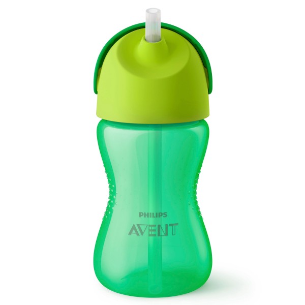 Encontraproduto.com.br - Copo Philips Avent Com Canudo Dinossauro Verde 300ml