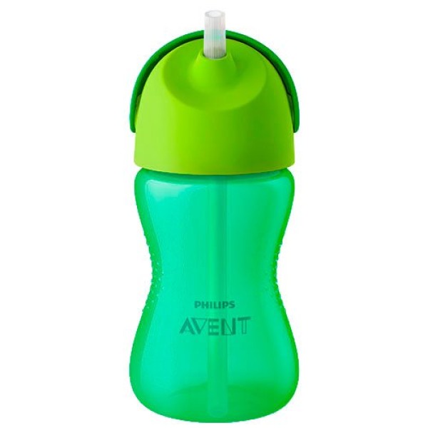 Encontraproduto.com.br - Copo Philips Avent Com Canudo Dinossauro Verde 300ml