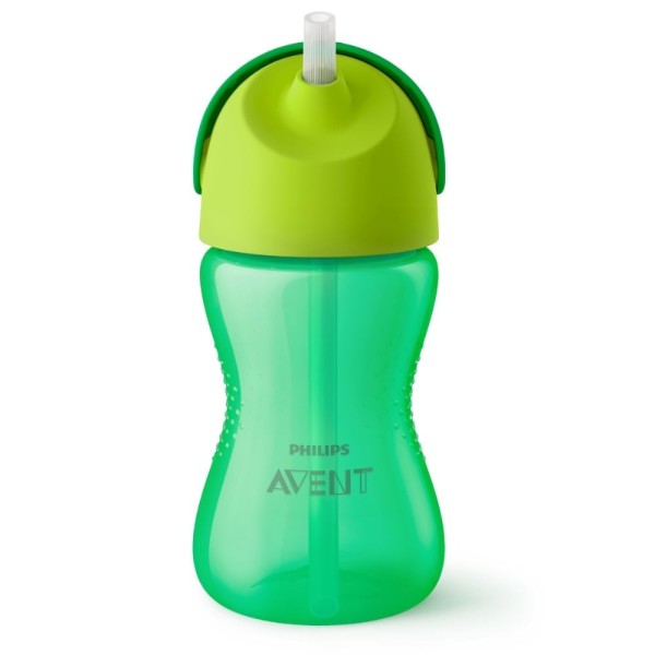 Encontraproduto.com.br - Copo Philips Avent Com Canudo Dinossauro Verde 300ml