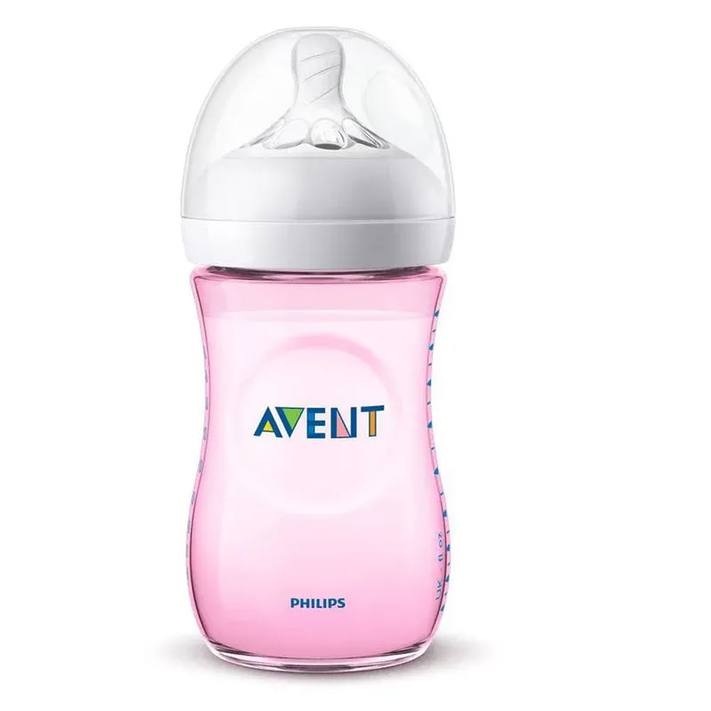 Mamadeira Petála Avent Rosa 330ml SCF037/17