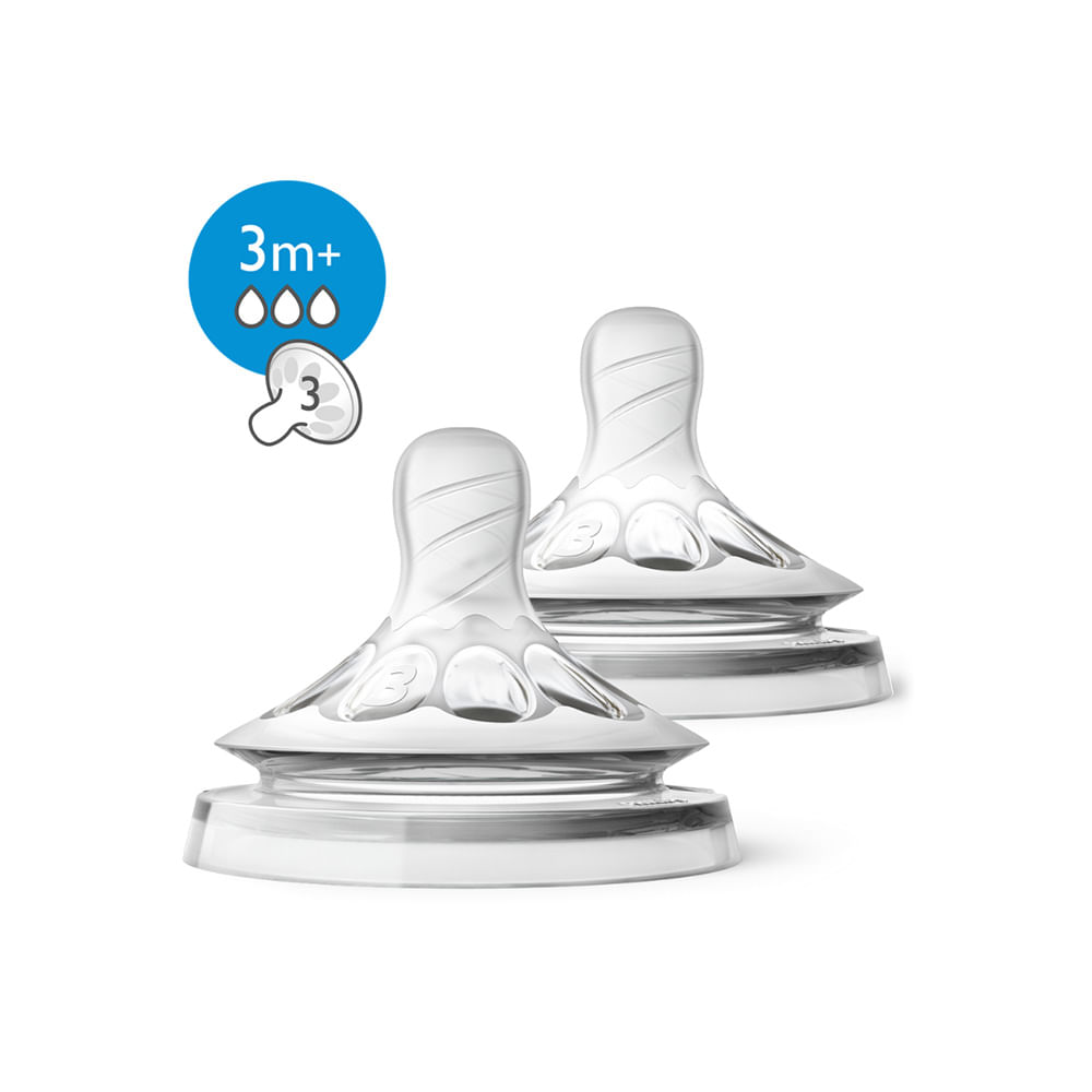 Encontraproduto.com.br - Novo Bico Linha Petala no3 Philips Avent SCF043/27 Transparente