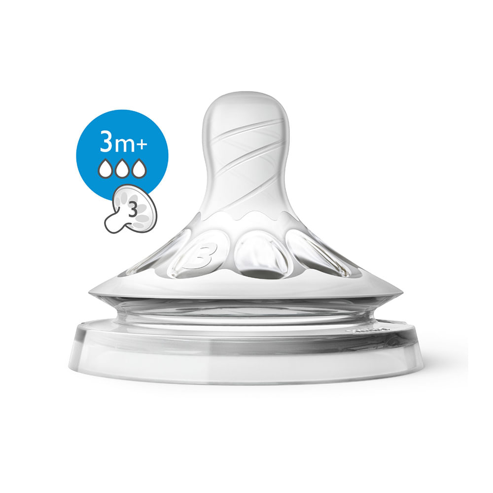 Encontraproduto.com.br - Novo Bico Linha Petala no3 Philips Avent SCF043/27 Transparente