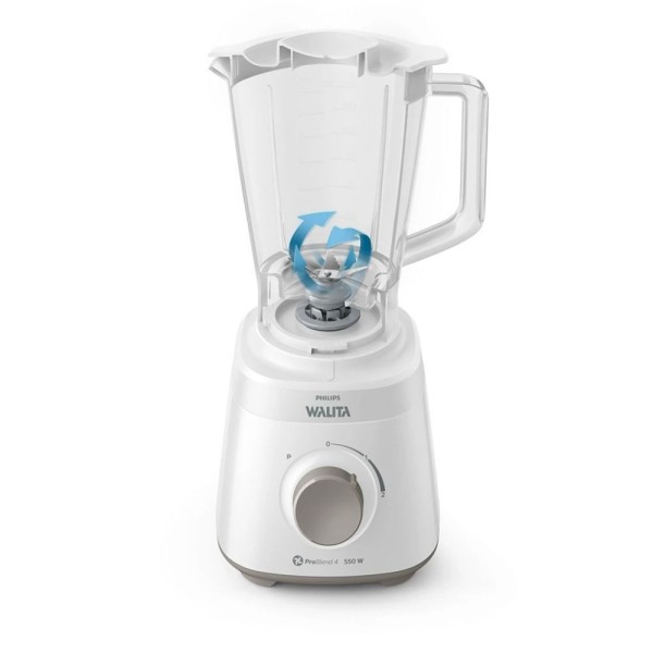 Encontraproduto.com.br - LIQUIDIFICADOR PHILIPS WALITA RI2110/00 BRANCO 220V 550W DAILY