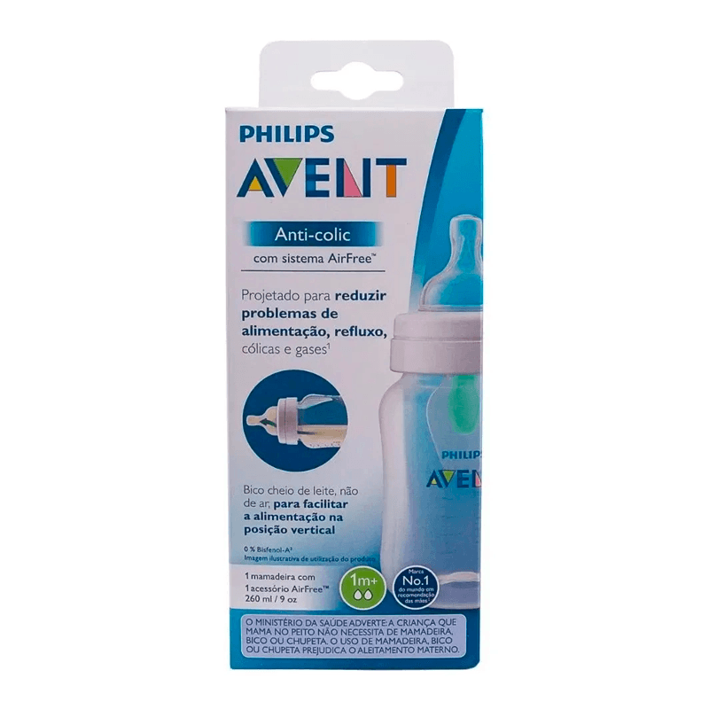 Encontraproduto.com.br - Mamadeira Philips Avent Anti Cólica 260ml+ Air Free