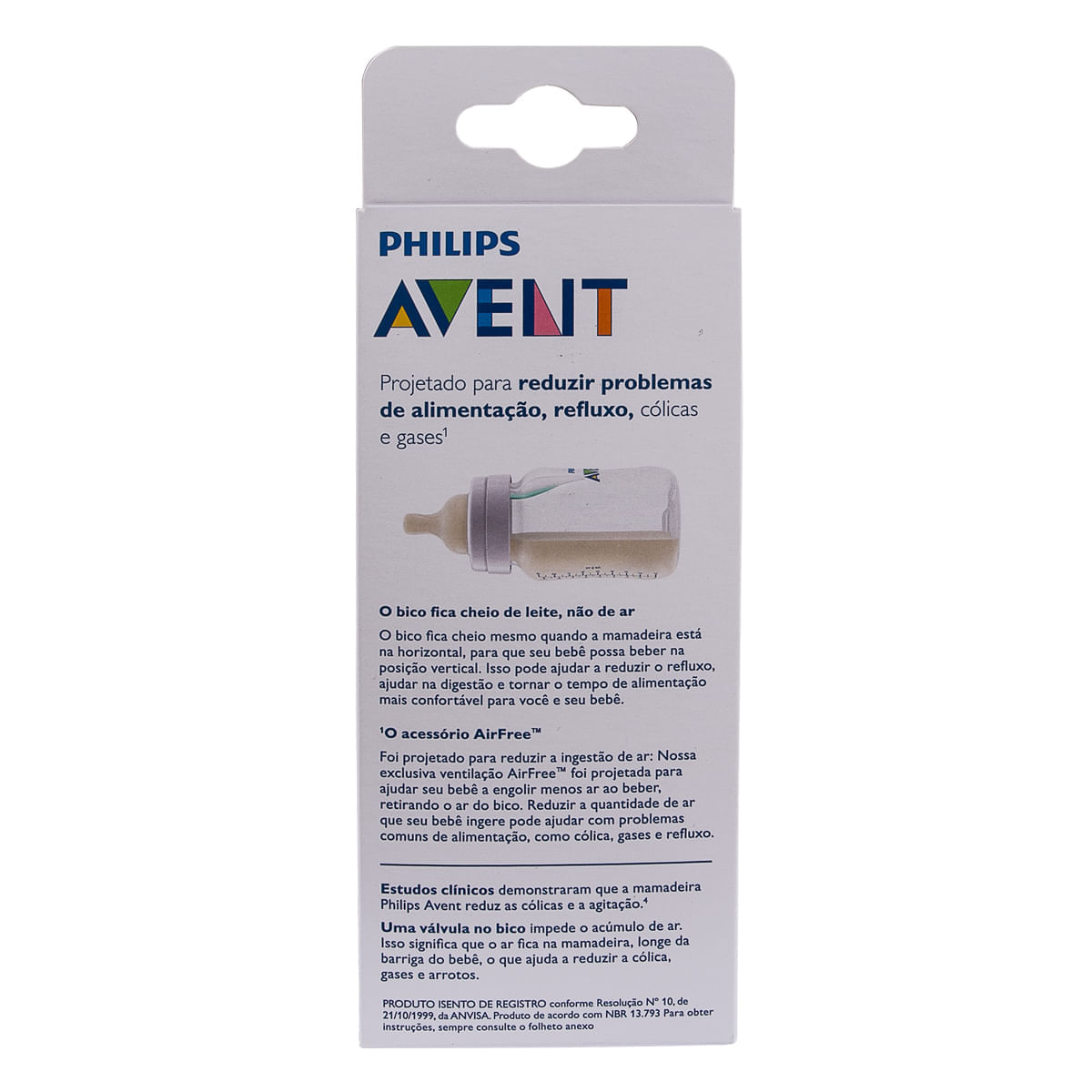 Encontraproduto.com.br - Mamadeira Philips Avent Anti Cólica 260ml+ Air Free
