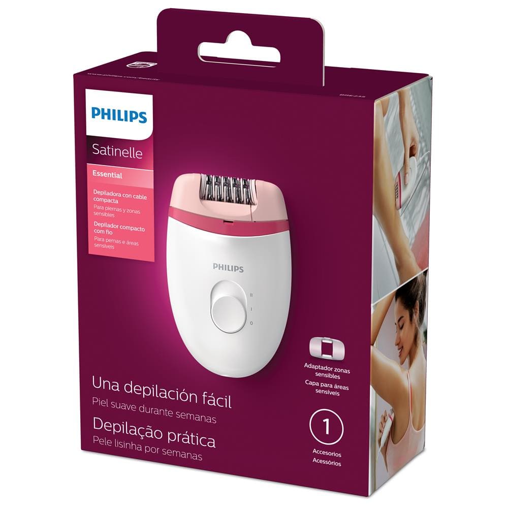 Encontraproduto.com.br - Removedor Elétrico Satinelle Essential Philips - BRE235/00