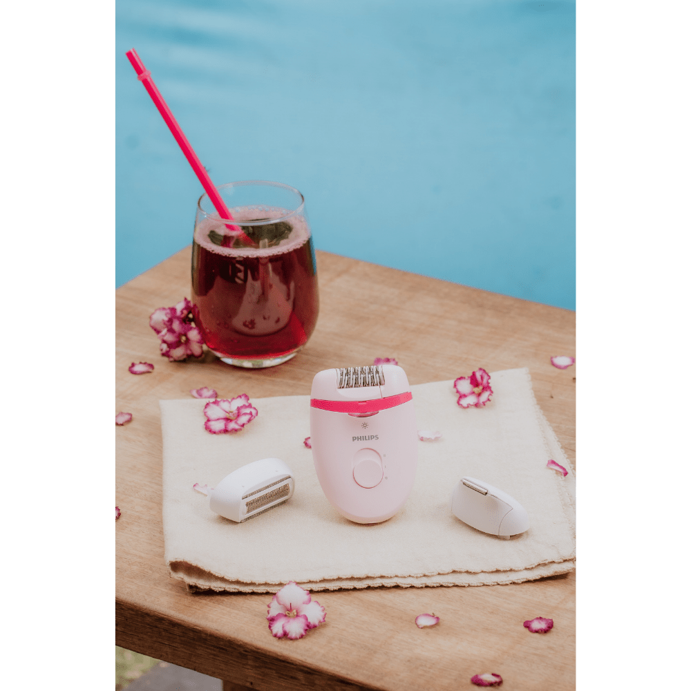 Encontraproduto.com.br - Removedor Elétrico Satinelle Essential BRE285/00  - Rosa