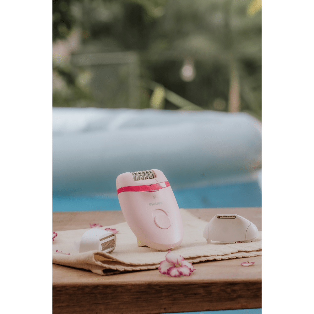 Encontraproduto.com.br - Removedor Elétrico Satinelle Essential BRE285/00  - Rosa