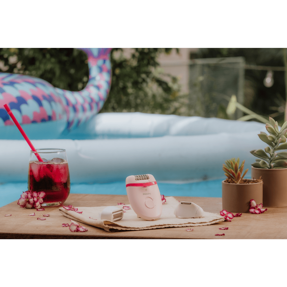 Encontraproduto.com.br - Removedor Elétrico Satinelle Essential BRE285/00  - Rosa