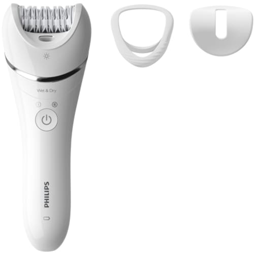 Encontraproduto.com.br - Depilador Elétrico Série 8000 BRE700/00 Branco Bivolt Philips