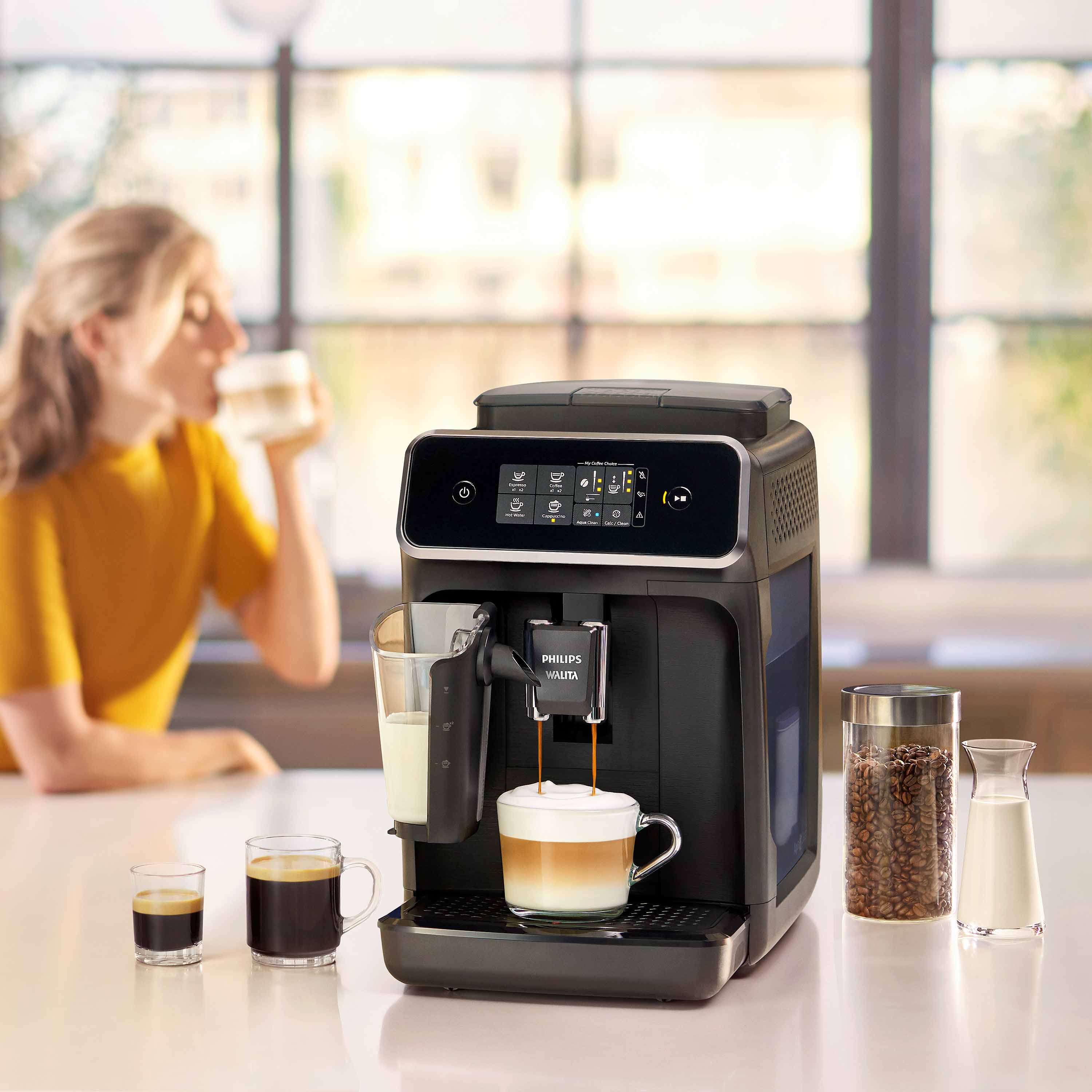 Encontraproduto.com.br - Máquina de Café Espresso Philips Walita LatteGo