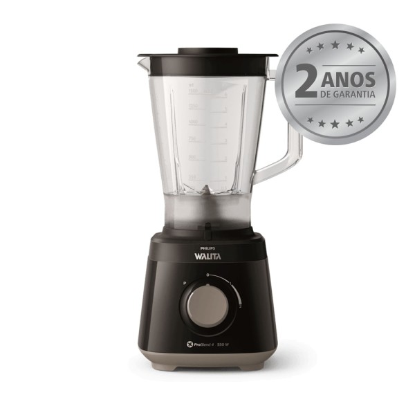 Encontraproduto.com.br - LIQUIDIFICADOR PHILIPS WALITA RI2110/30 PRETO 220V 550W JARRA SAN DAILY