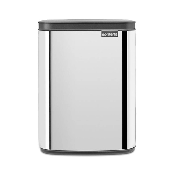 Encontraproduto.com.br - Lixeira BO Touch Bin em Inox 7 Litros Brabantia Prata