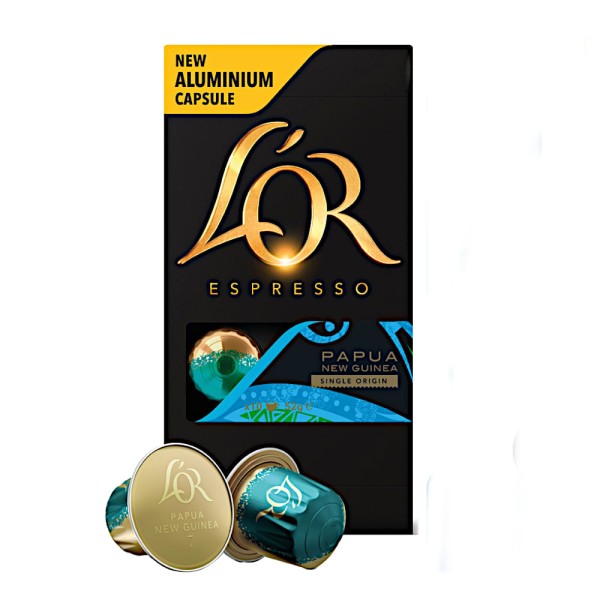 Encontraproduto.com.br - Café em Cápsulas LOR Papua Caixeta com 52g