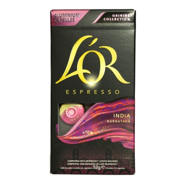 Cápsula de café Lor Índia 10 un
