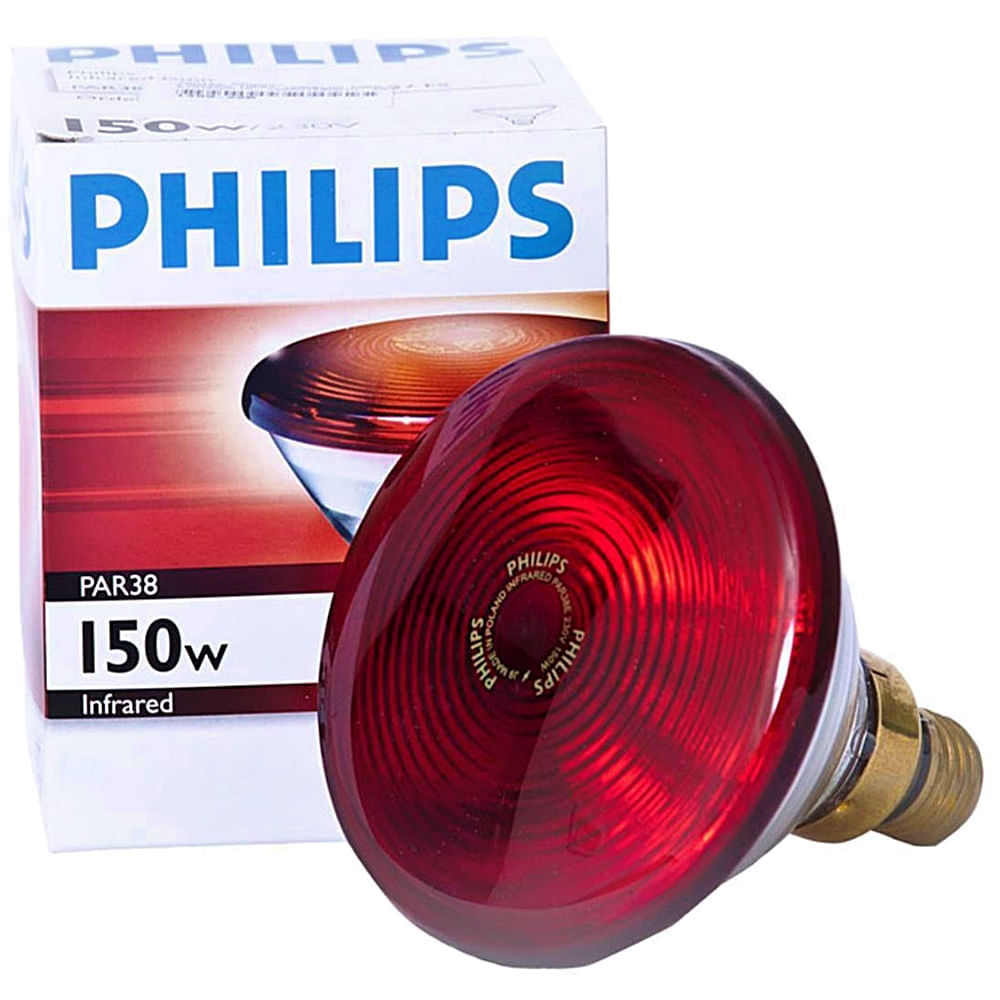 Lâmpada Philips Infravermelho 150W 127volts
