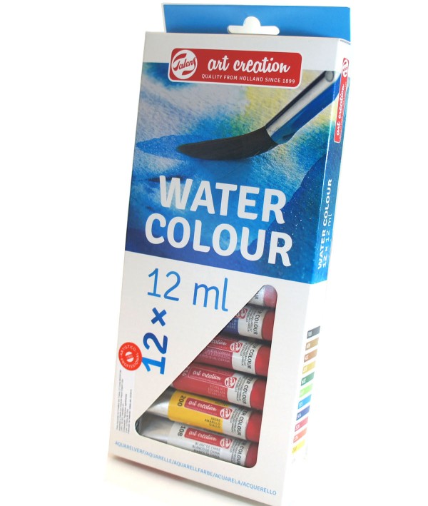 Aquarela Em Tubo Art Creation Estojo com 12 Cores Ref.9022012M Talens