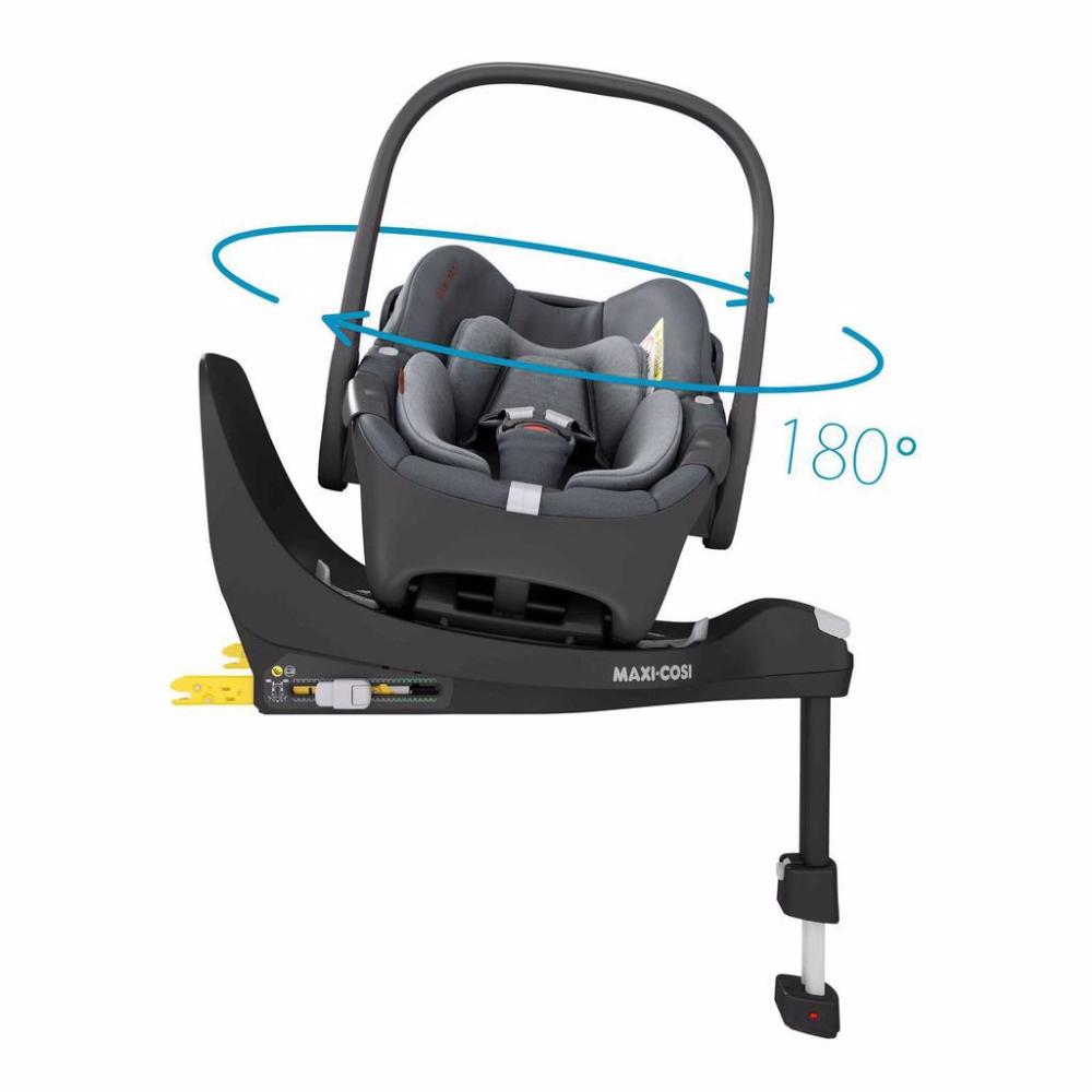 Encontraproduto.com.br - Bebê Conforto Pebble Giro 360° com Base Isofix Maxi-Cosi Twilic Grey