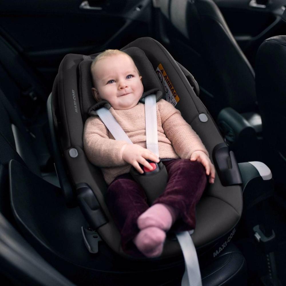 Encontraproduto.com.br - Bebê Conforto Pebble Giro 360° com Base Isofix Maxi-Cosi Twilic Grey