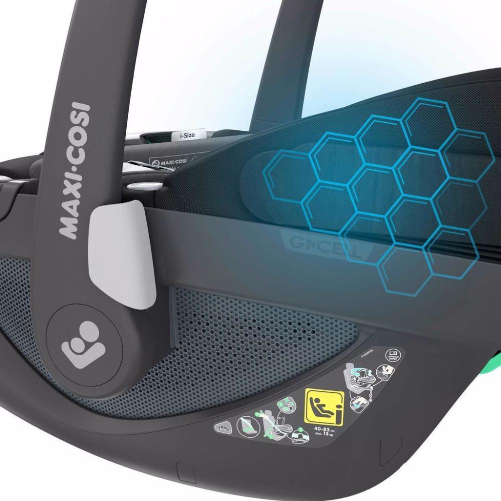 Encontraproduto.com.br - Bebê Conforto Pebble Giro 360° com Base Isofix Maxi-Cosi Twilic Grey